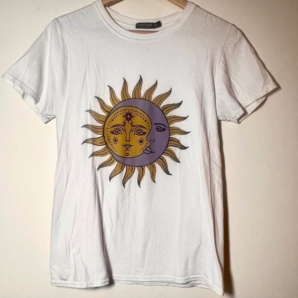 Sun And Moon Crew Neck T-Shirt